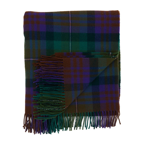 Green Plaid Throw