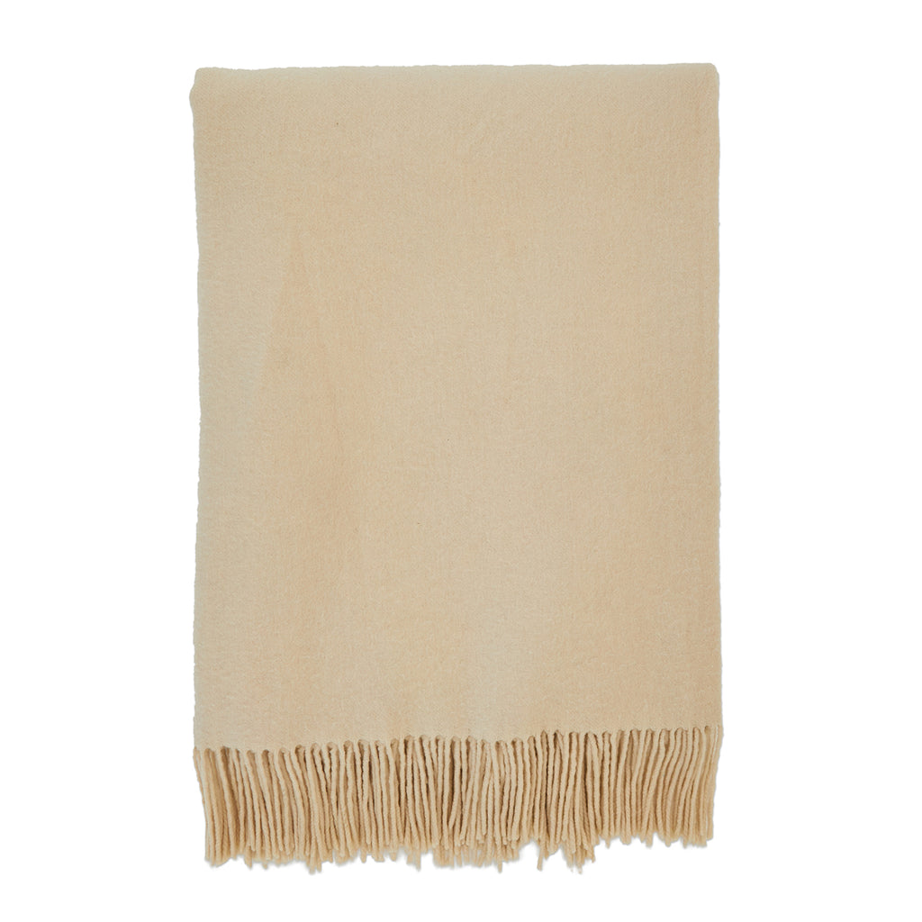 Cream Off-White Throw