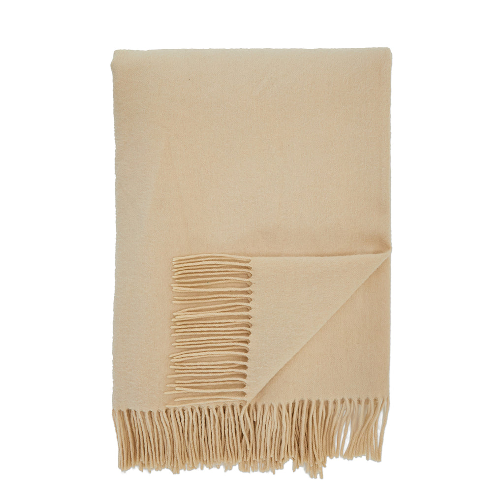 Cream Off-White Throw