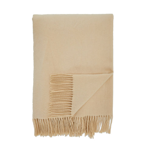 Cream Off-White Throw