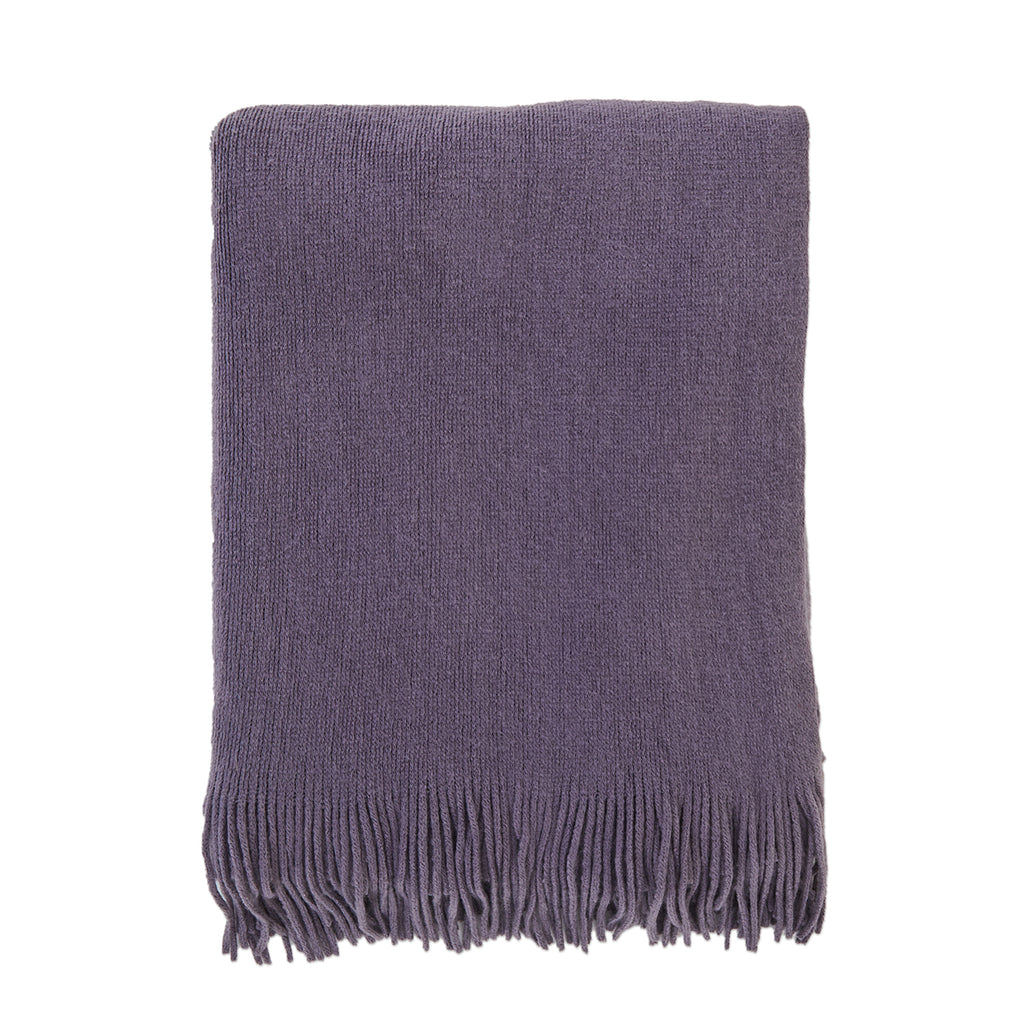 Lavender Cotton Throw