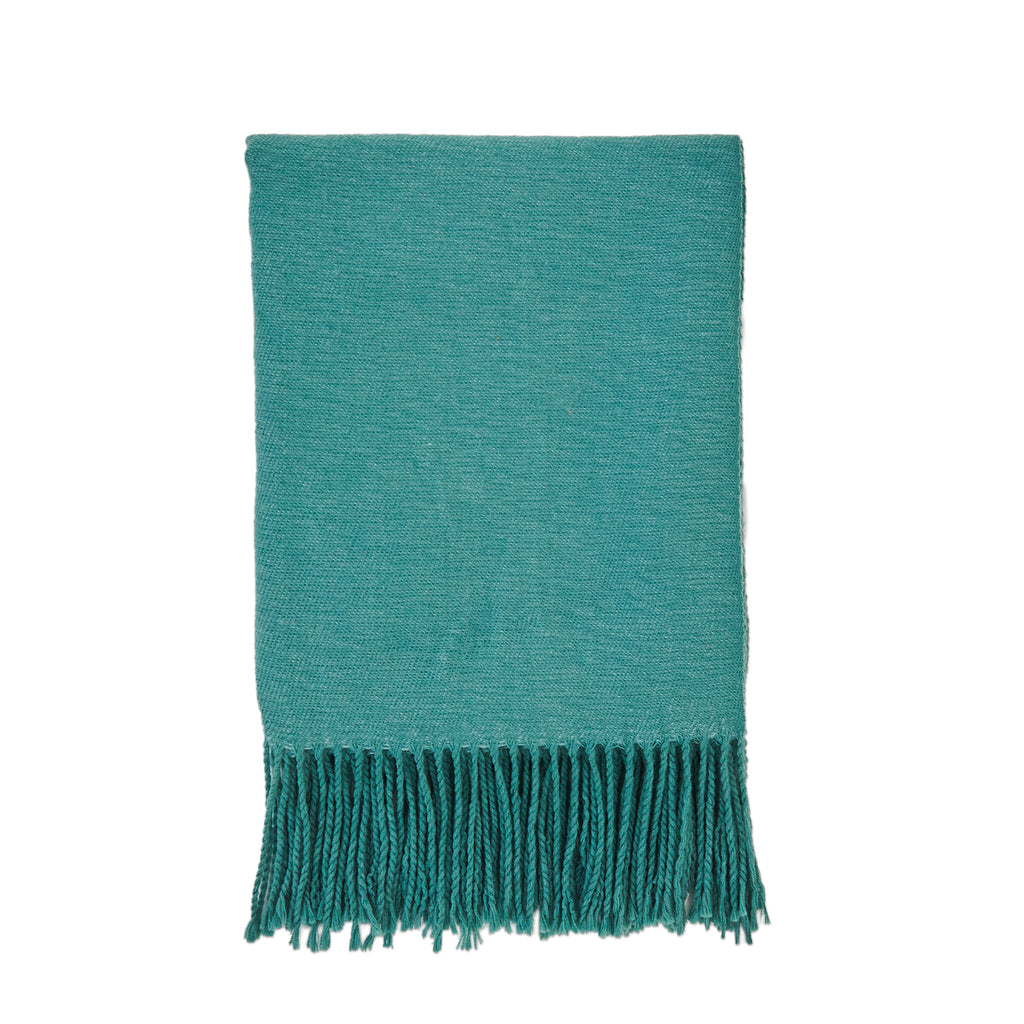 Thin Aqua Blue Throw