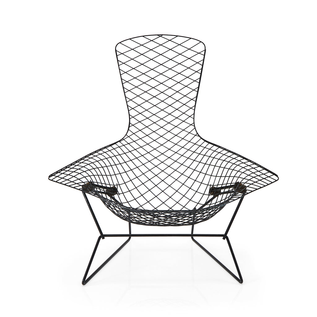 Black Wire Bertoia Scoop Seat Chair