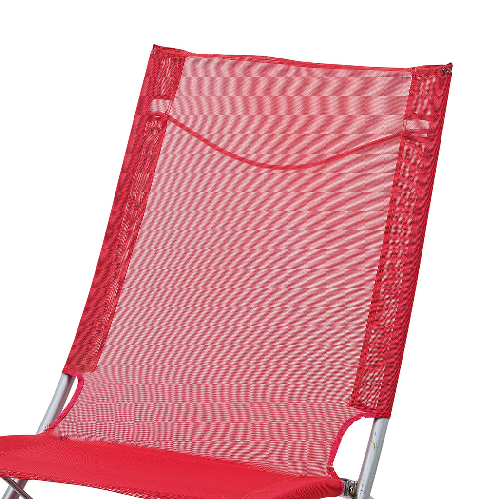 Red Folding Beach Chair