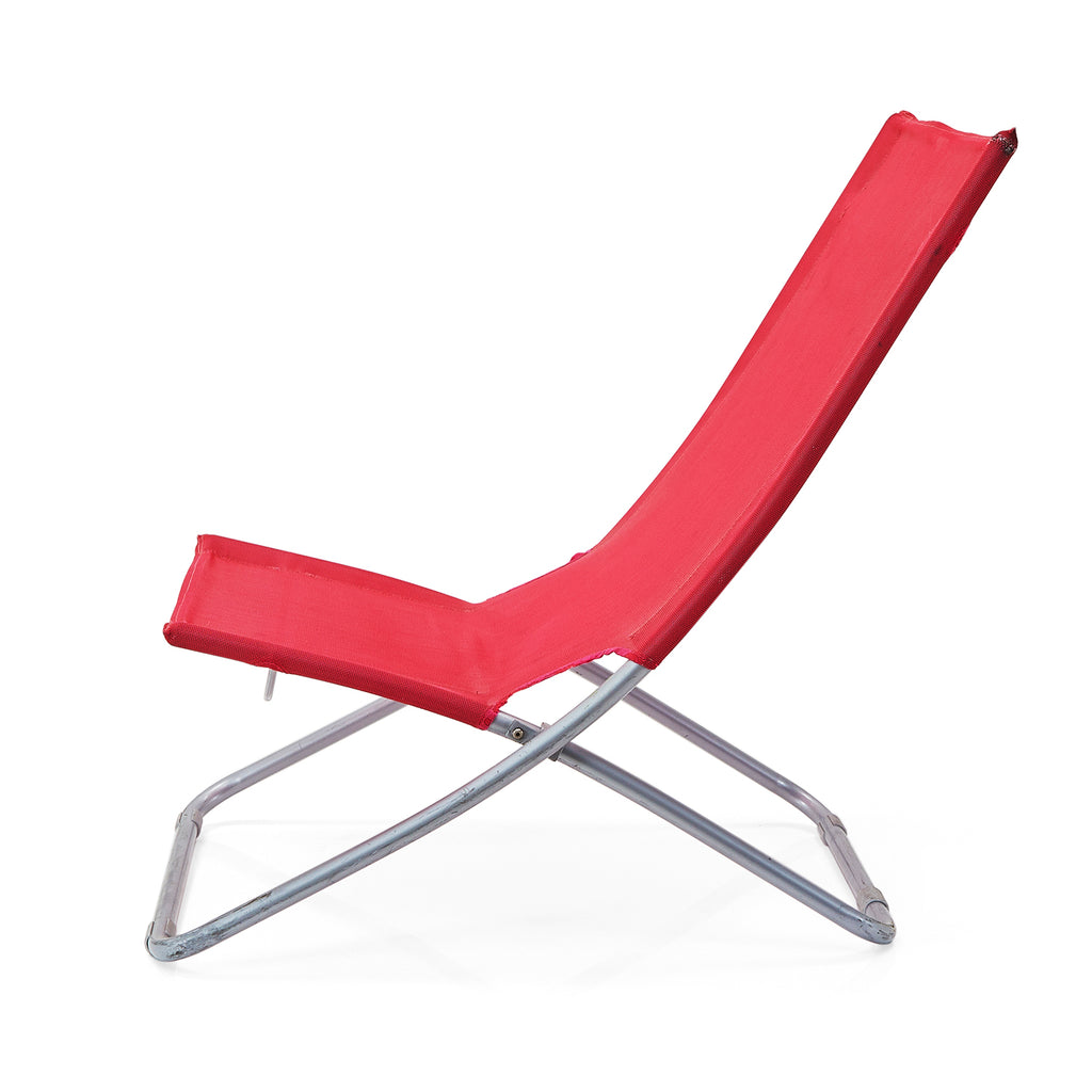 Red Folding Beach Chair