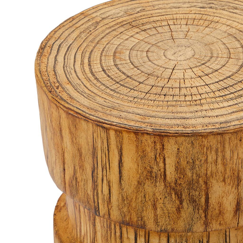 Wood Round Pedestal