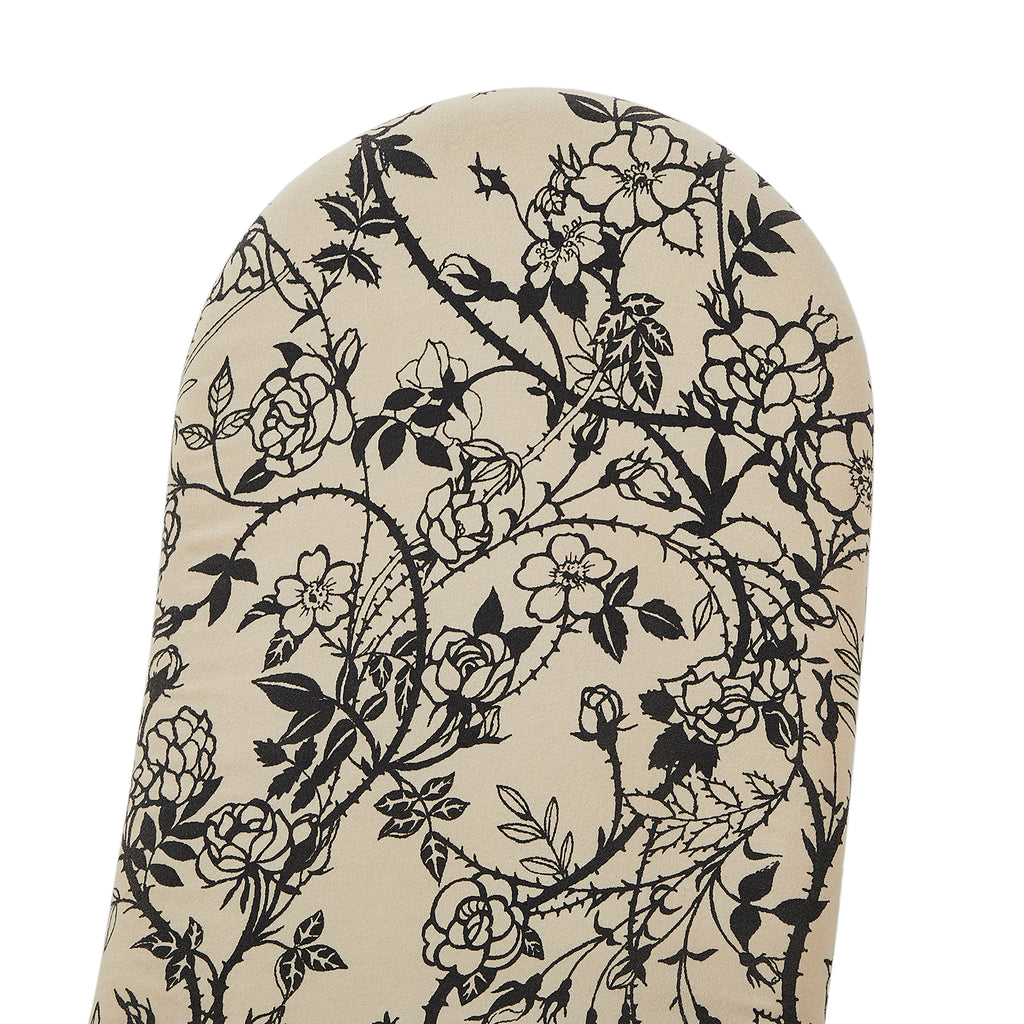 Black & White Floral S-Chair