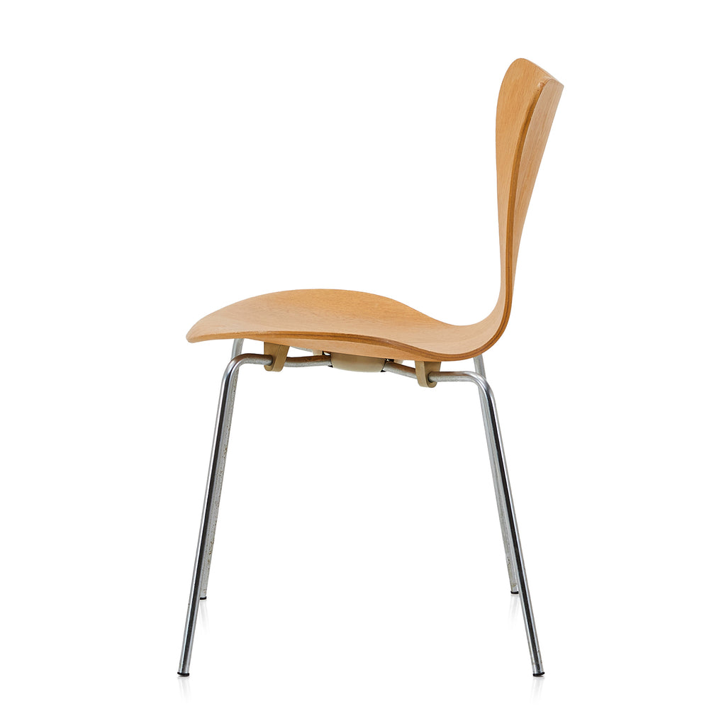 Wood Light Curved Contemporary Chair