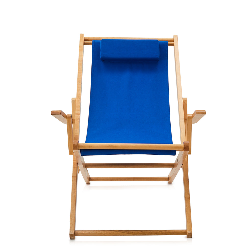 Blue Canvas Sling Chair