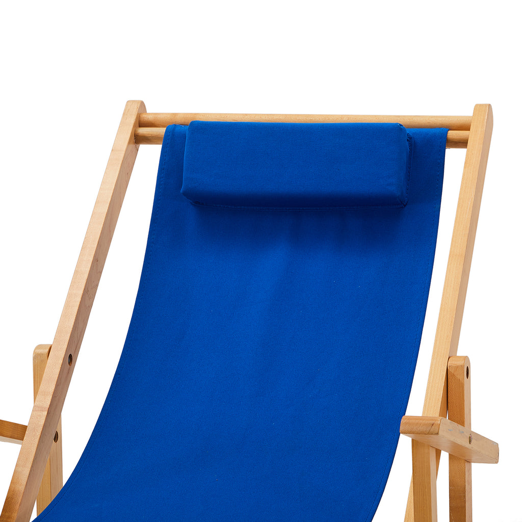 Blue Canvas Sling Chair