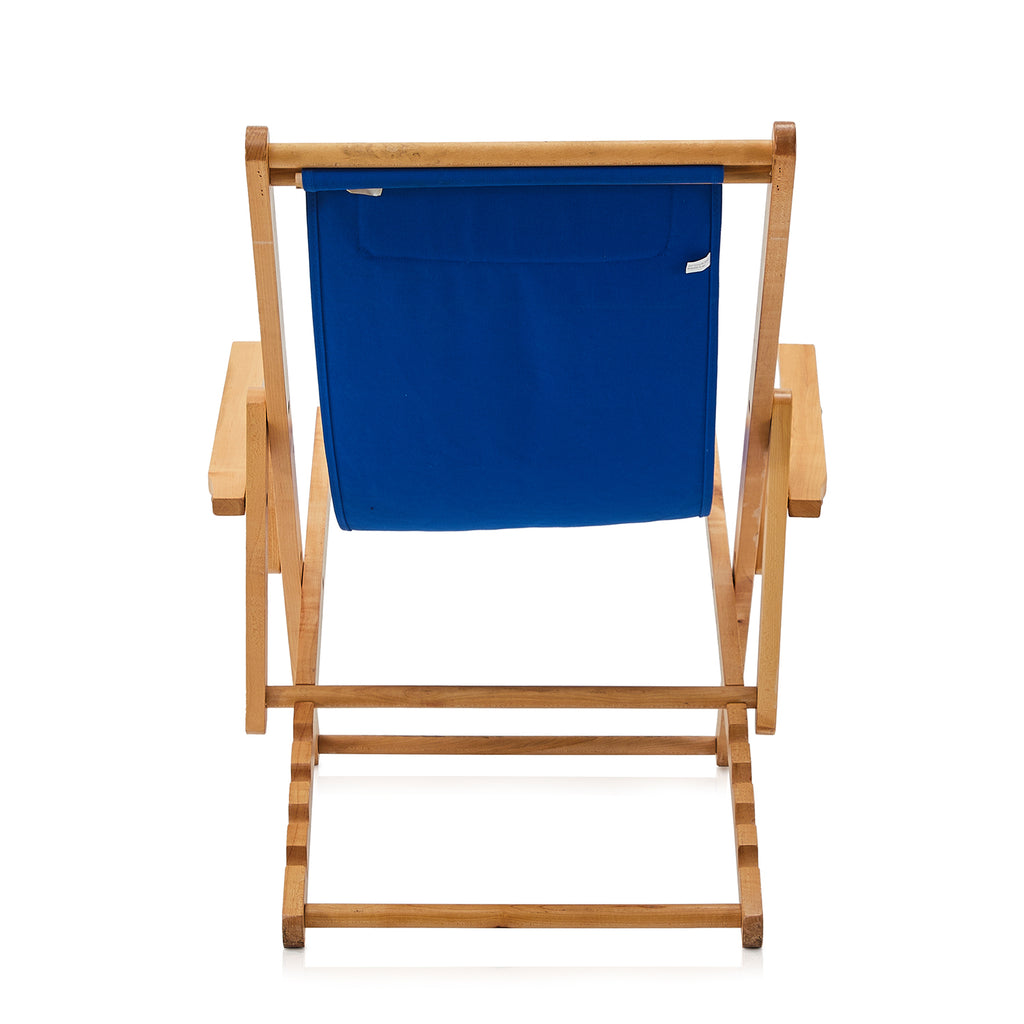 Blue Canvas Sling Chair
