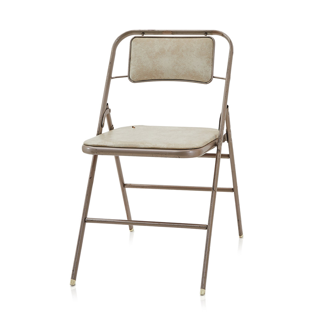 Grey Metal Folding Chair