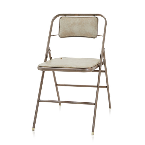 Grey Metal Folding Chair