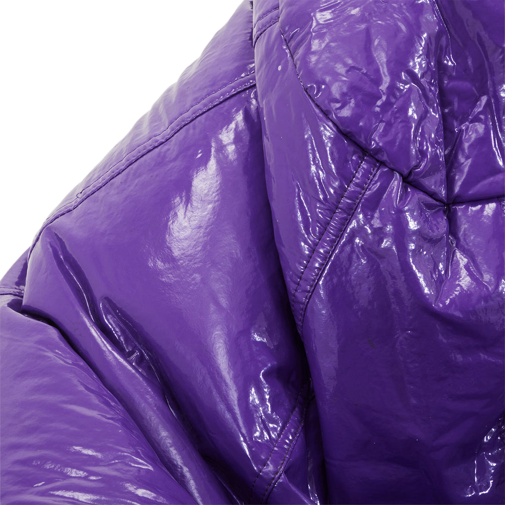 Purple Vinyl Bean Bag