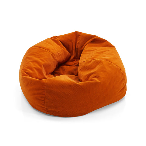 Orange Corduroy Bean Bag