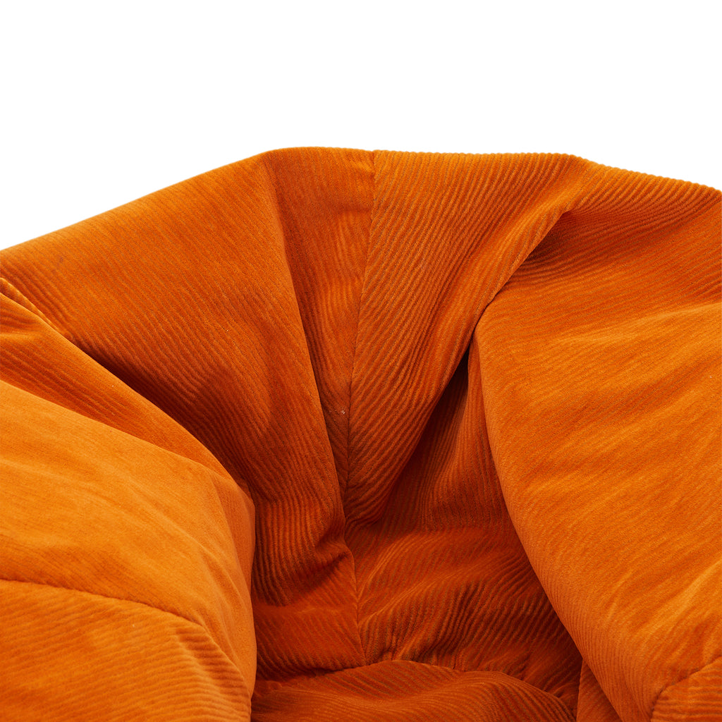Orange Corduroy Bean Bag