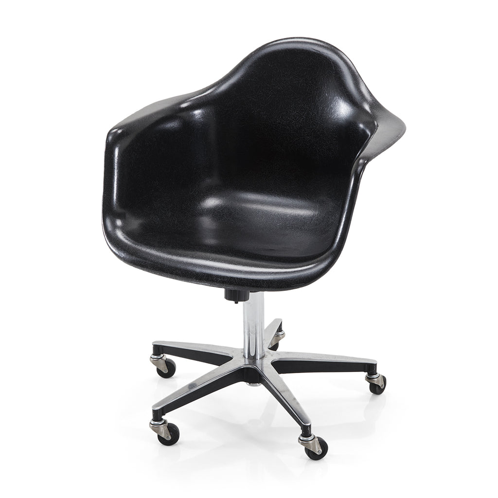 Arm Shell Chair with Rolling Base