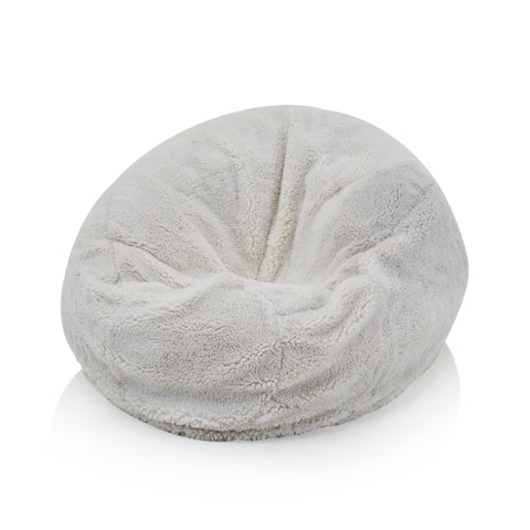 White Sheepskin Bean Bag