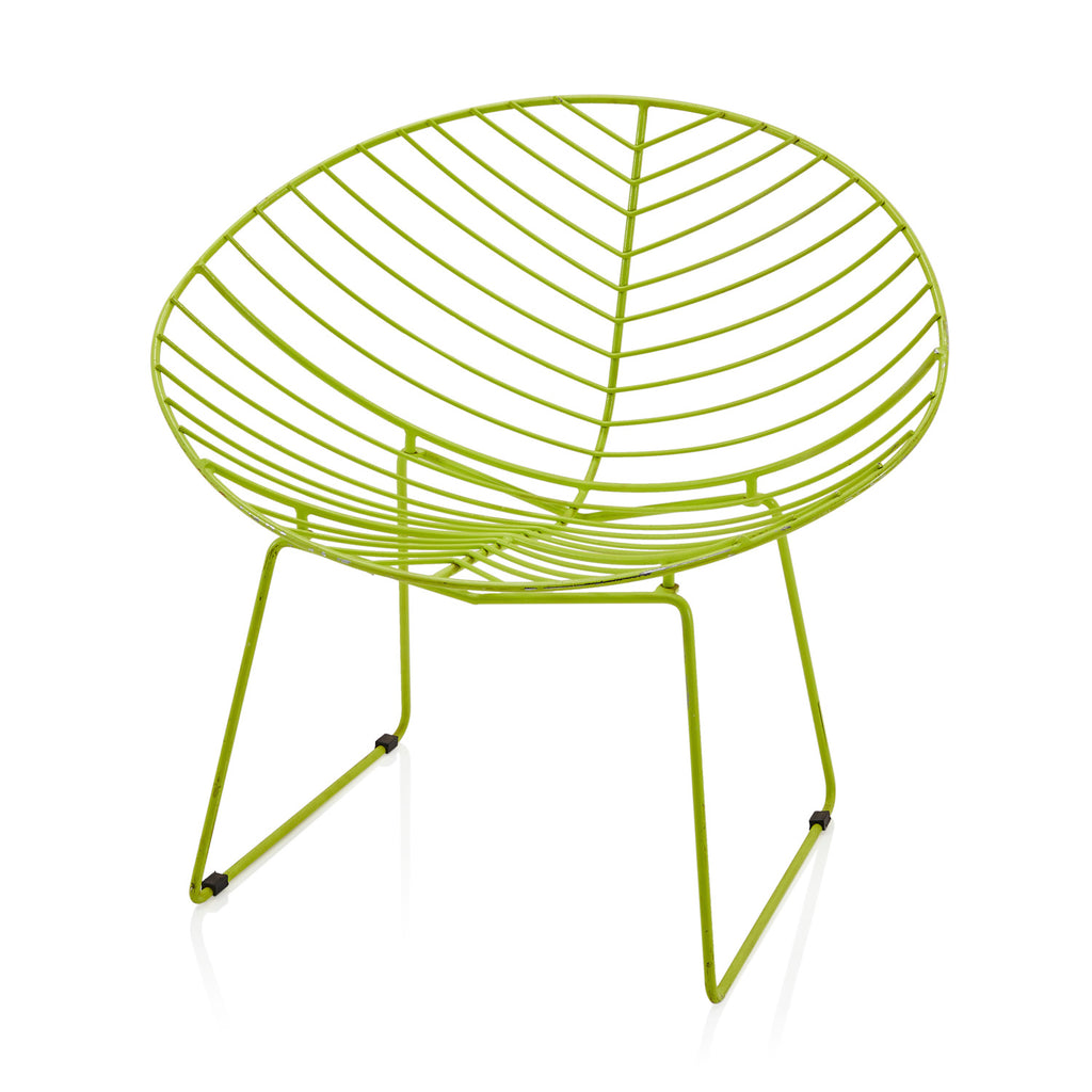 Green Modern Wire Outdoor Chair