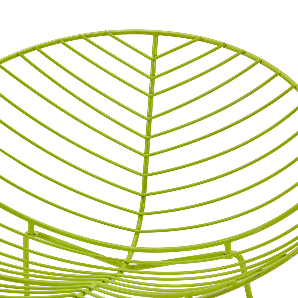 Green Modern Wire Outdoor Chair