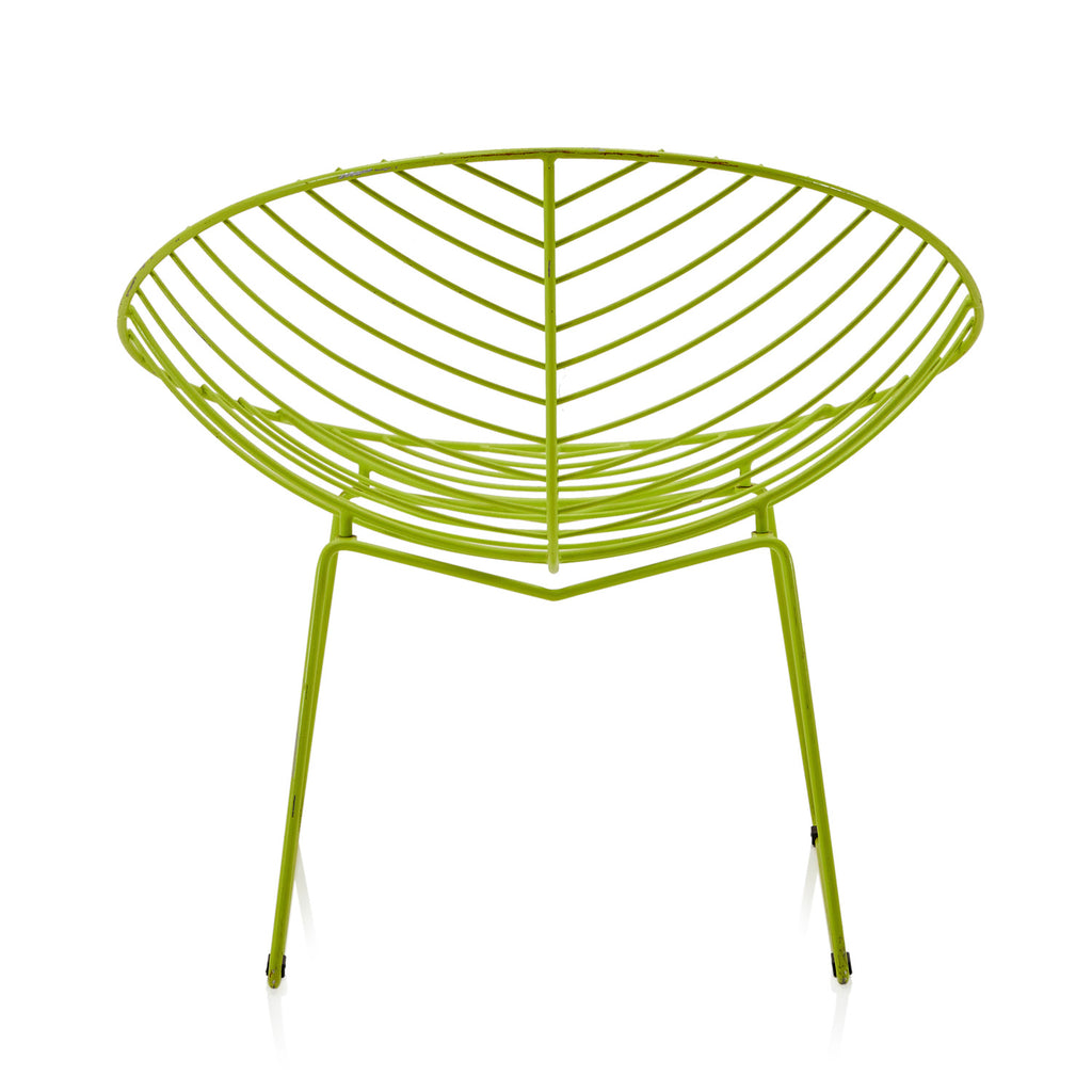 Green Modern Wire Outdoor Chair