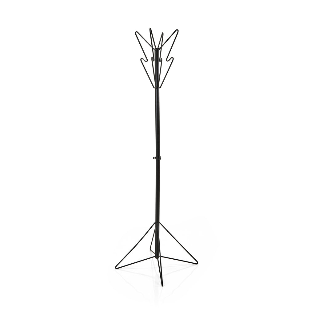 Black Metal Wire Coat Hanger