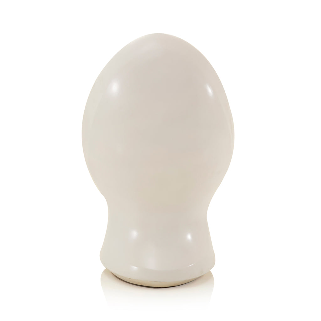 White Fiberglass Airline Modern Side Chair