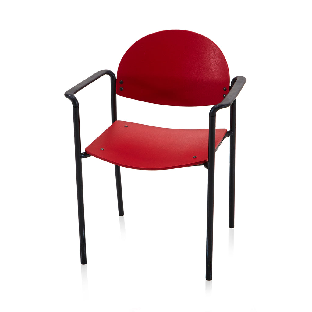 Red Metal Arm Chair