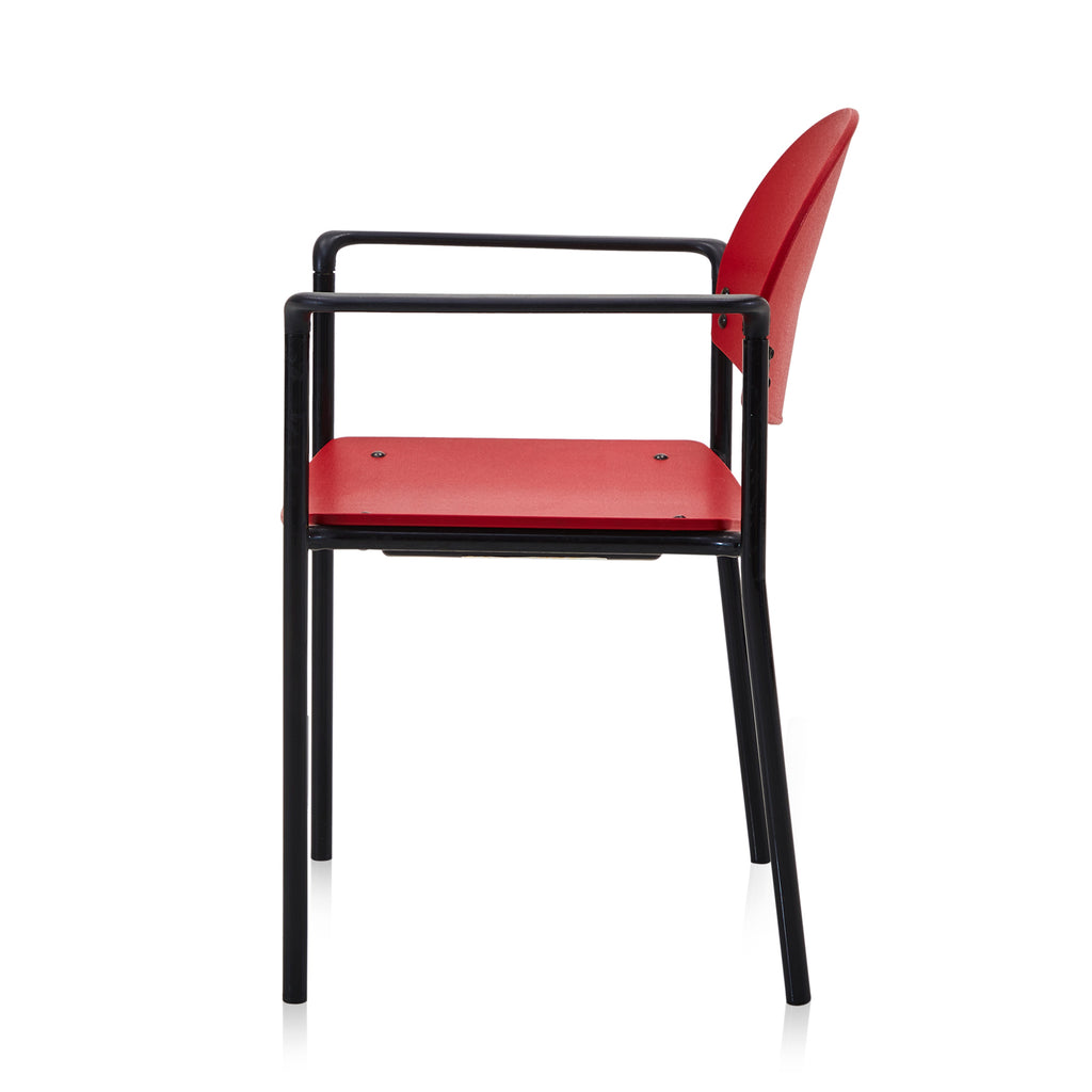 Red Metal Arm Chair
