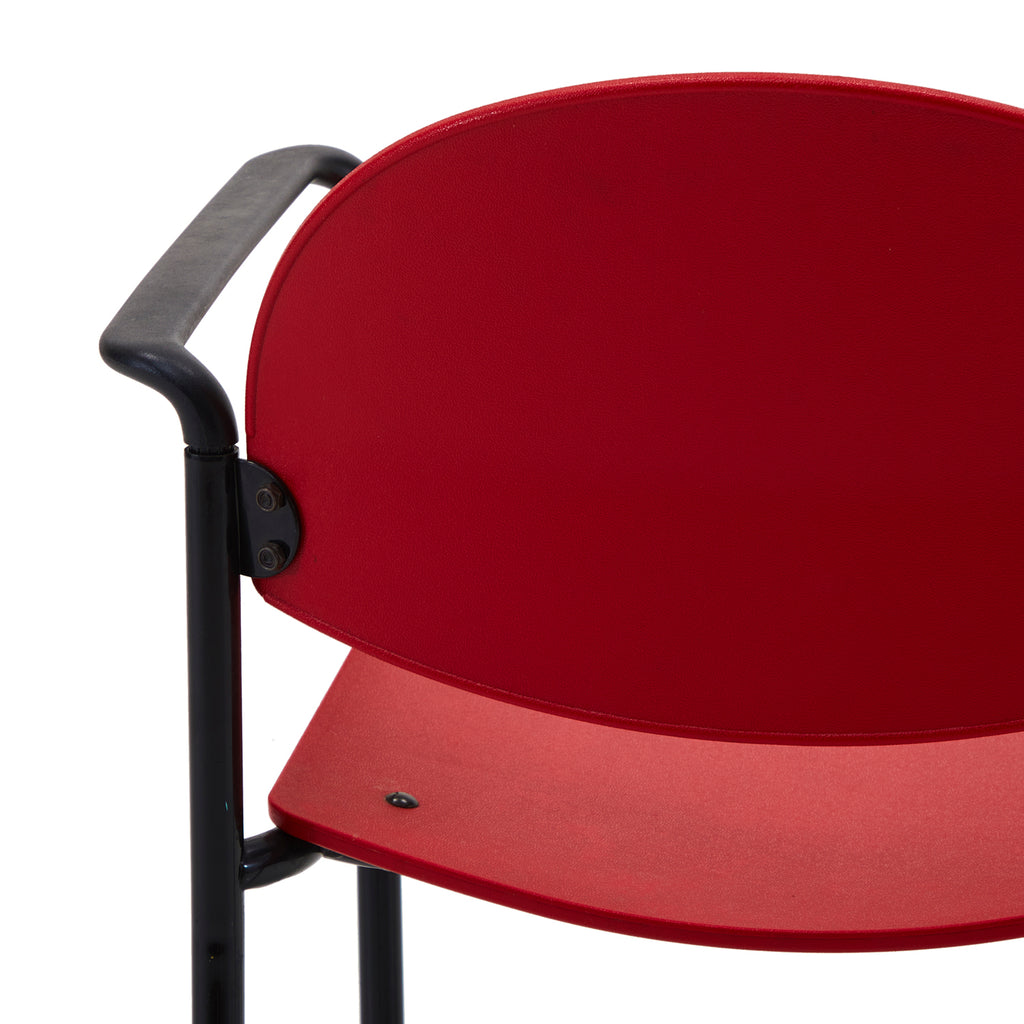 Red Metal Arm Chair