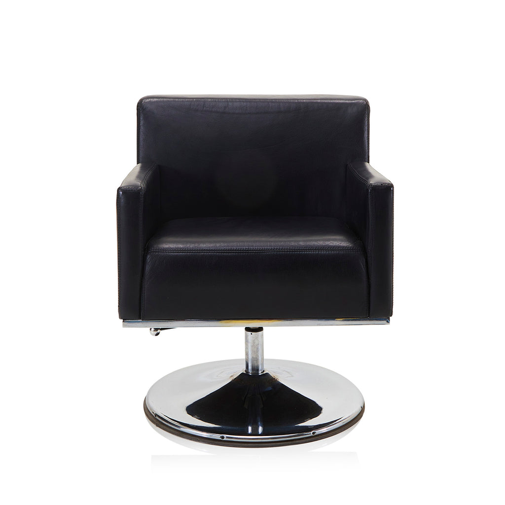 Black Leather Adjustable Lounge Chair