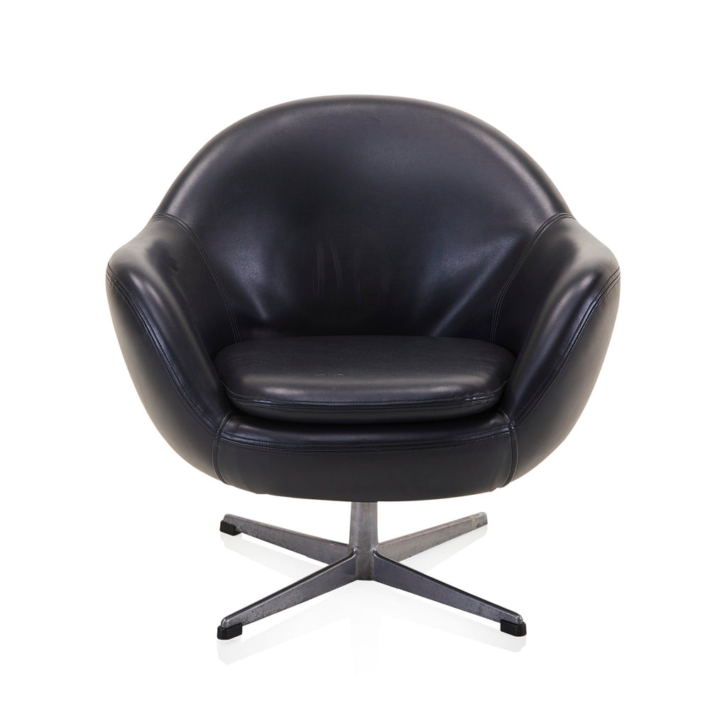 Black Bucket Armchair