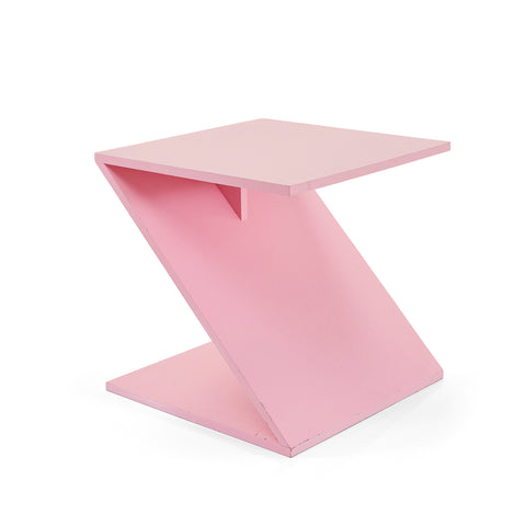 Pink Z Side Table