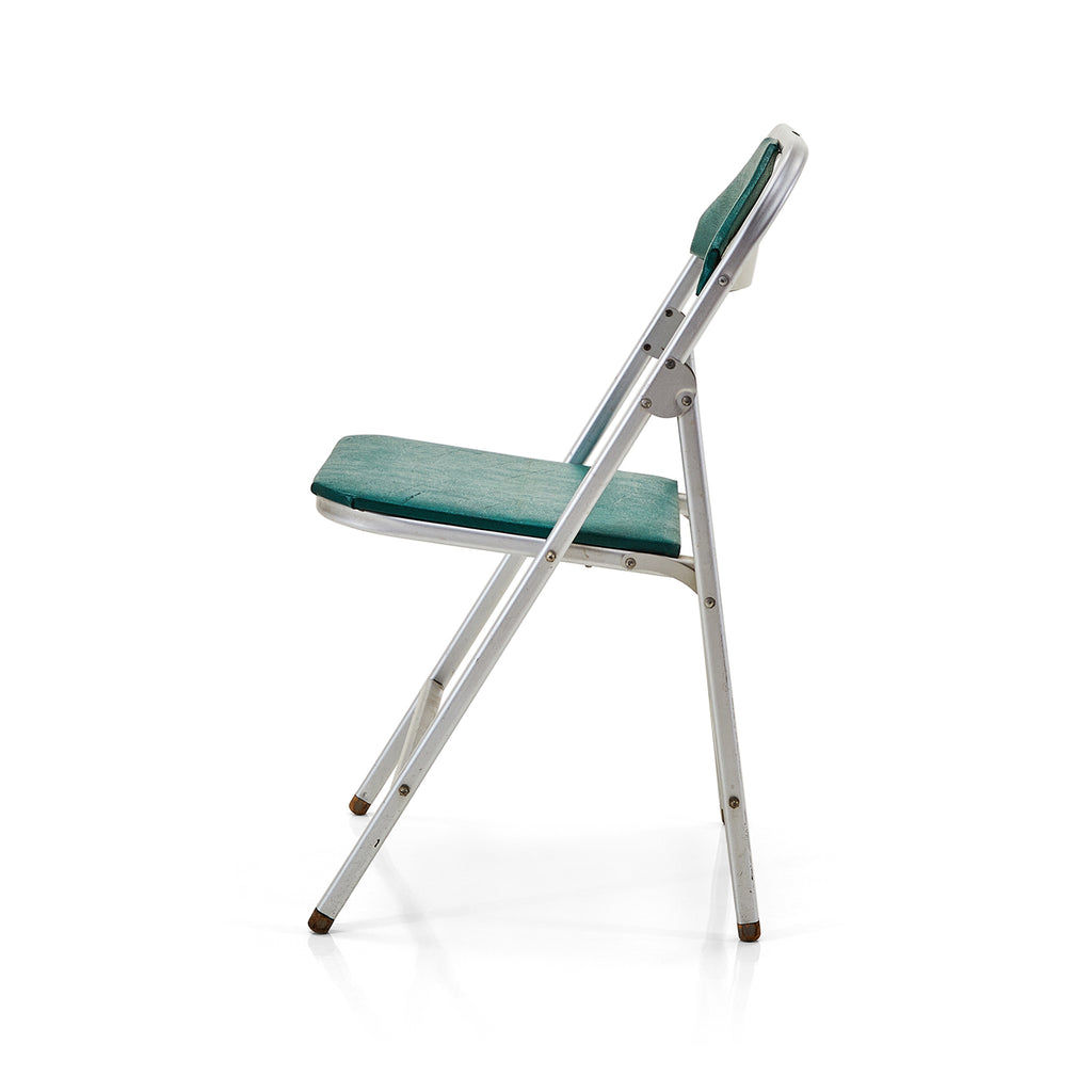 Green Folding Card Table Chair