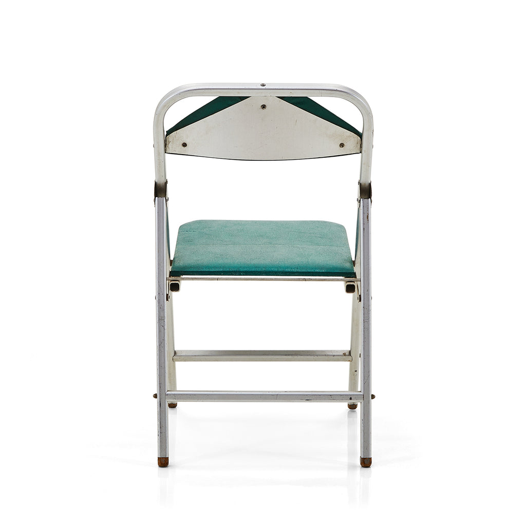 Green Folding Card Table Chair