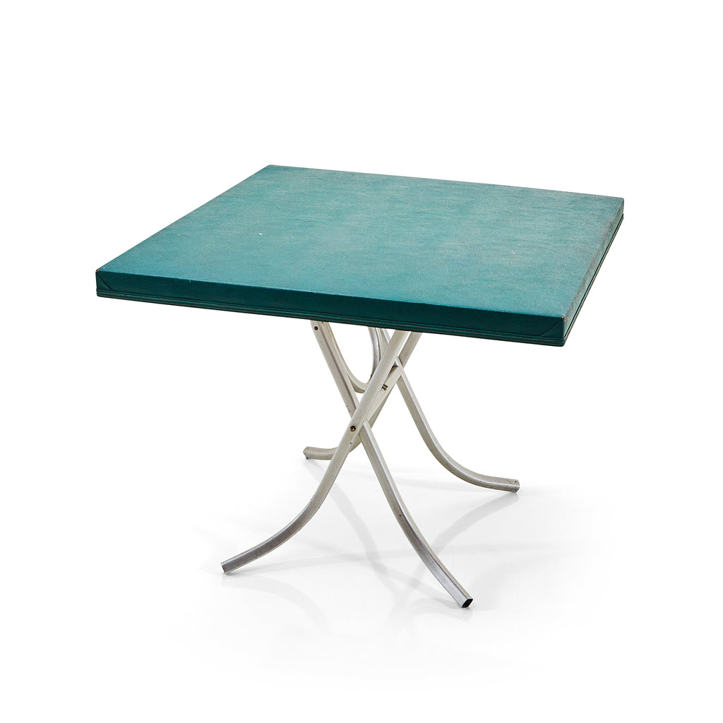 Green Folding Card Table