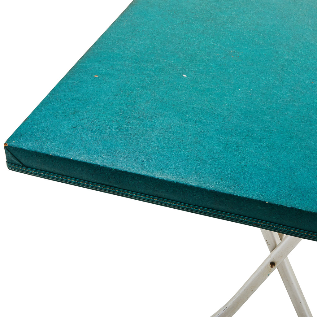Green Folding Card Table