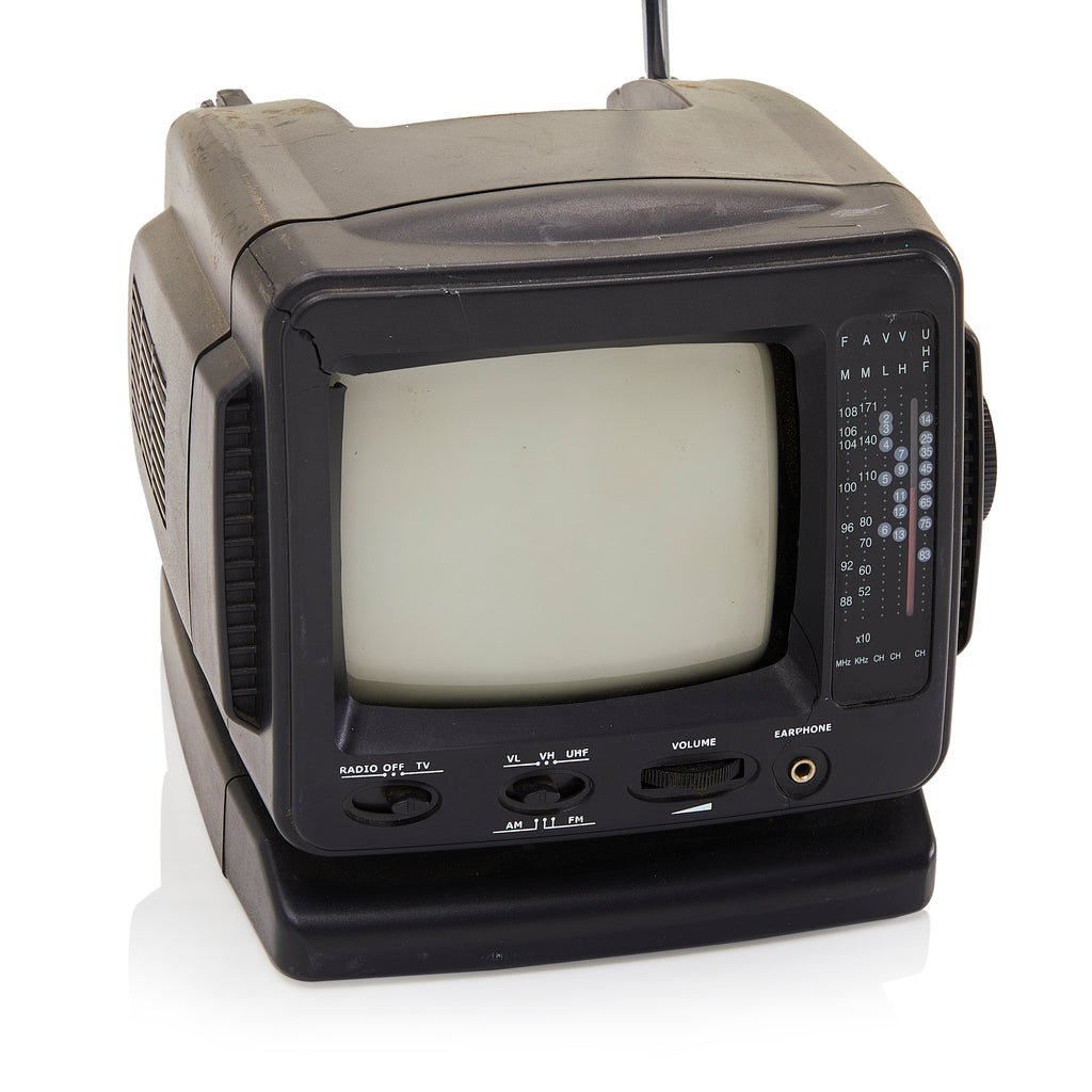 Black Rounded Edges Miniature Television