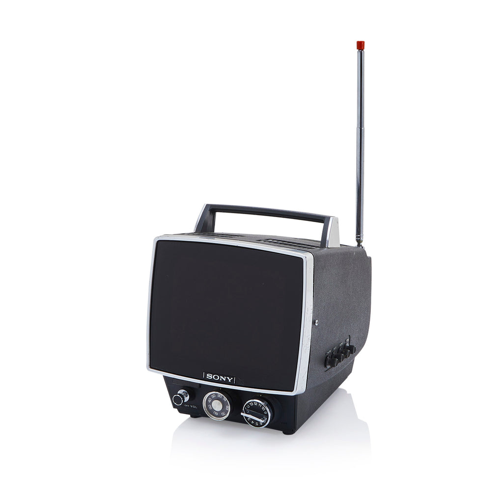Silver Sony Solid State Portable Television