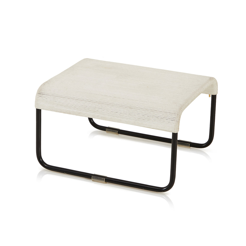 Case Study #22 Ottoman with Black Frame