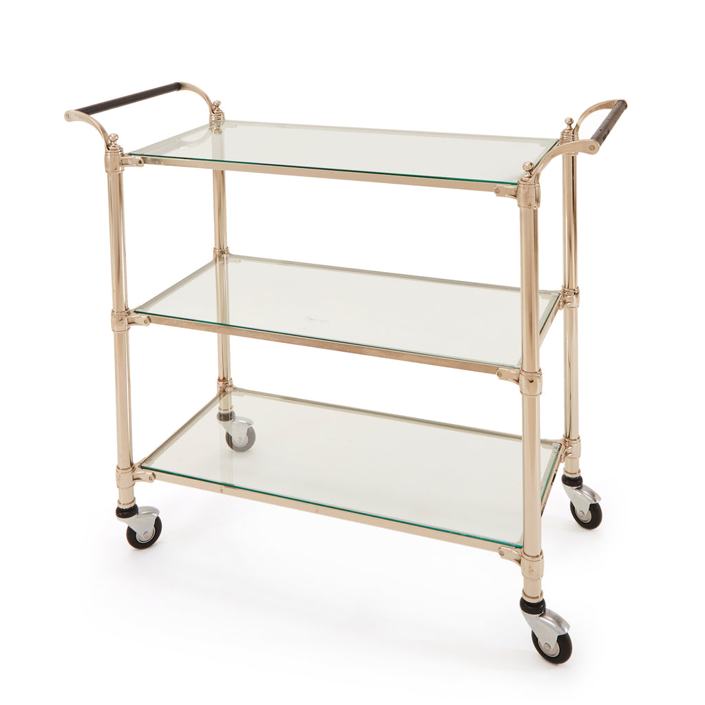 Golden Rolling Cart