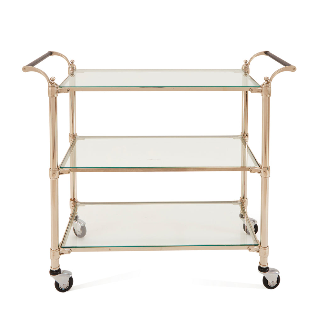 Golden Rolling Cart