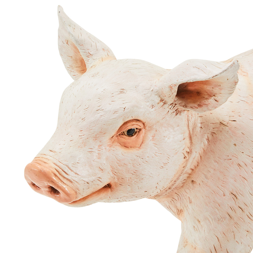 Small Pink Pig Statue
