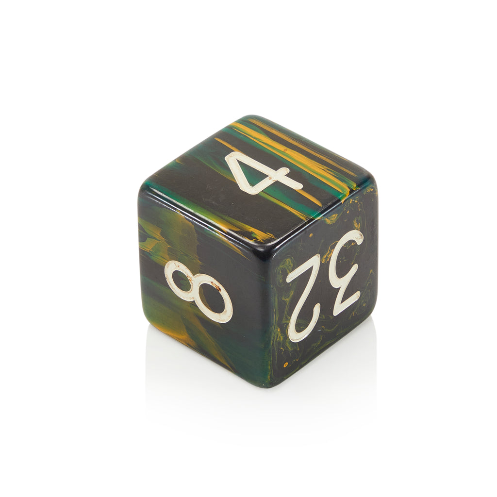 Green Yellow Resin Dice (A+D)