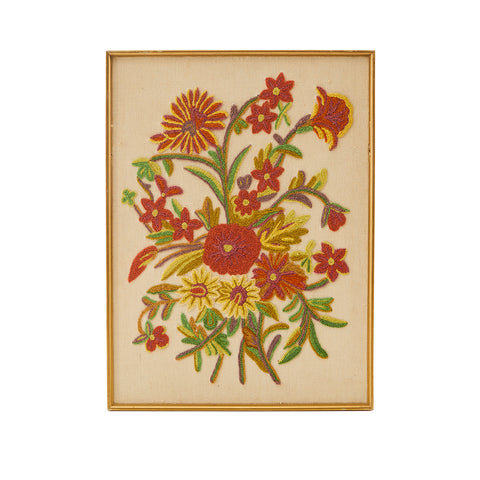 1007 (A+D) Flower Kashmir Crewel A