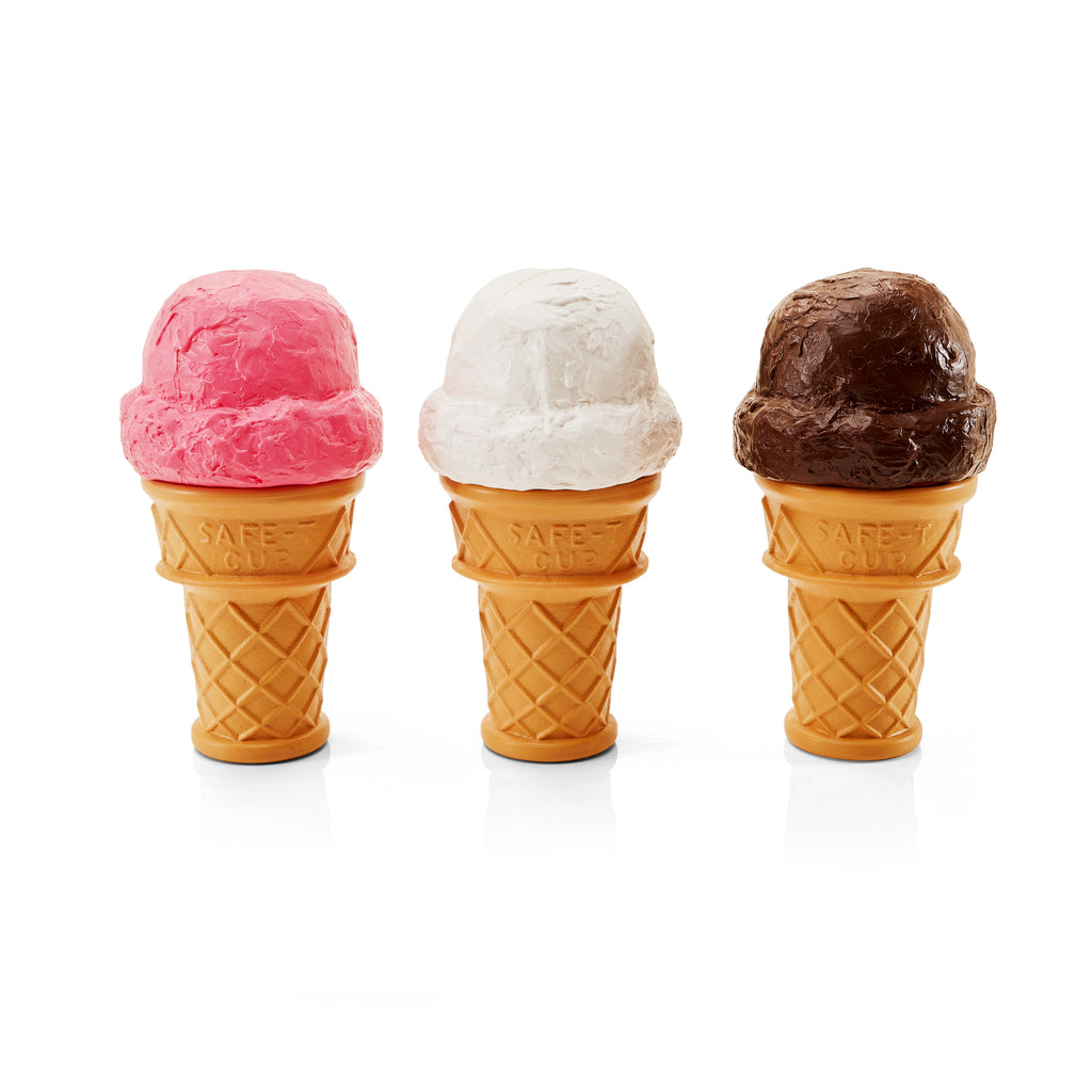 Pink Large Plastic Ice Cream Cone