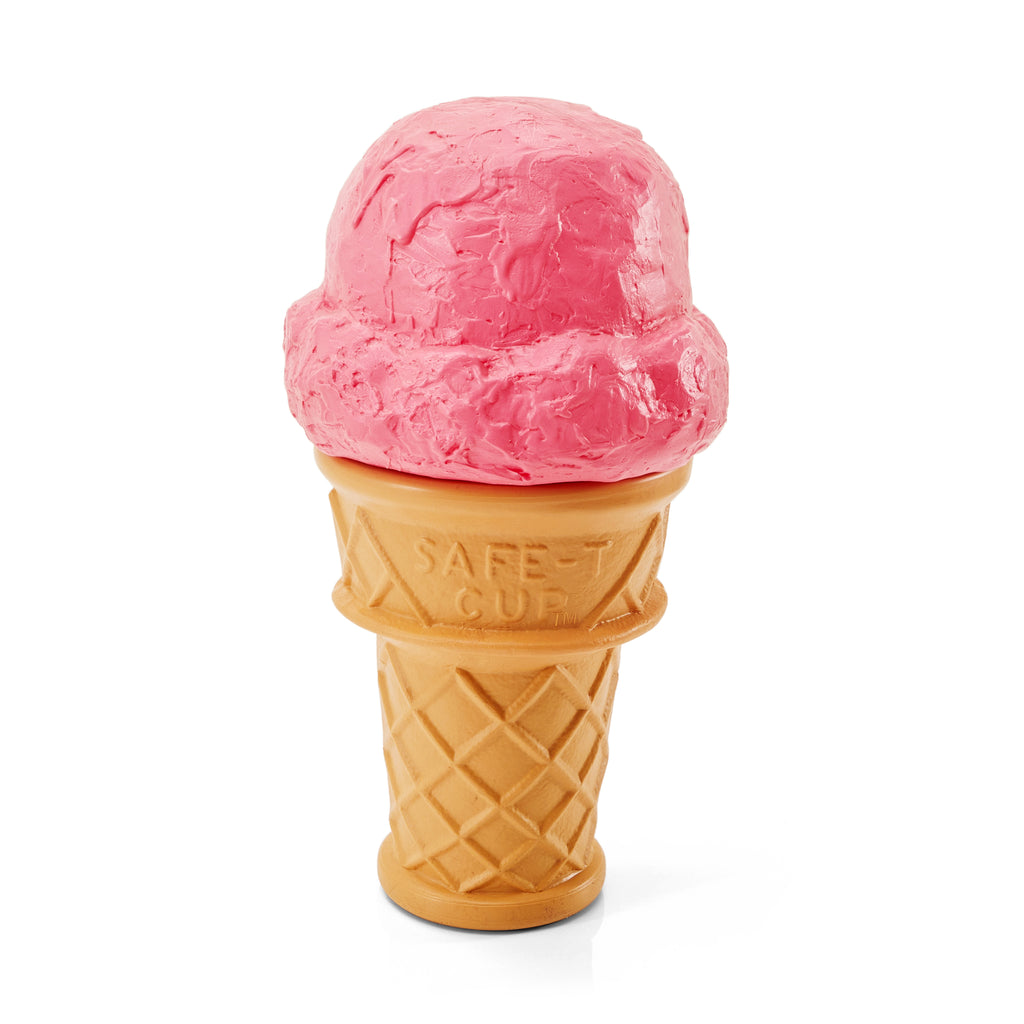 Pink Large Plastic Ice Cream Cone