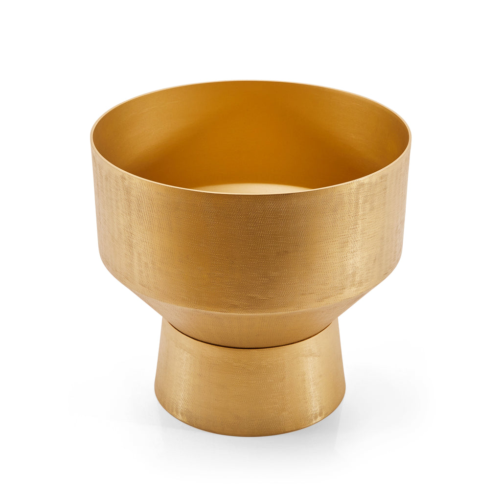 Golden Geometric Extra-Giant Chalice