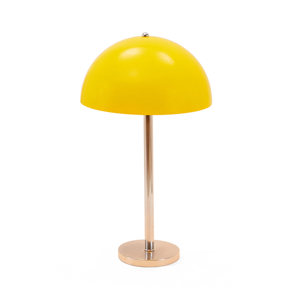 Yellow Silver Mushroom Lamp