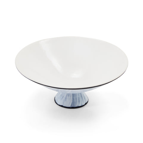 White Wide Ceramic Fruit Bowl (A+D)